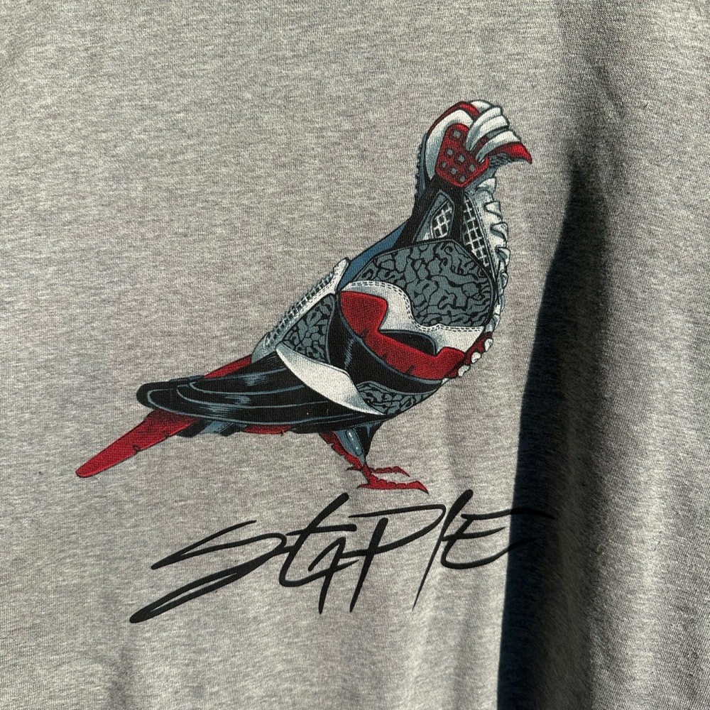 Jeff Staple Gray Graphic Men's Sweater - Picture 3 of 5